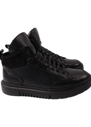 Ботинки мужские vadrus черные натуральная кожа, 42