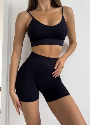 Спортивный костюм, лосины топ, лосины для тренировок