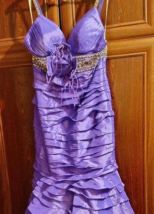 Платье вечернее, выпускное tony bowls в пол