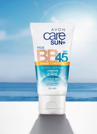 Сонцезахисний зволожувальний з тональним ефектом bb-крем spf 45 avon care