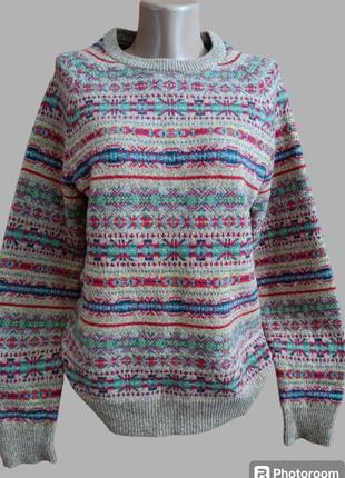 Свитер женский 💯% вовна.