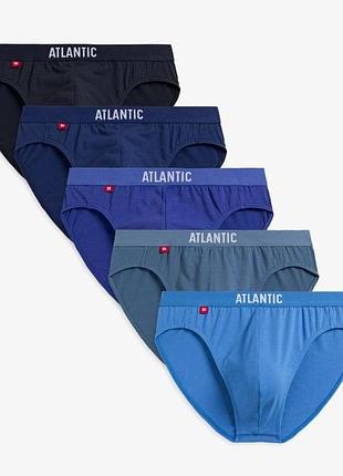 Мужские трусы слипы atlantic набор 5 штук