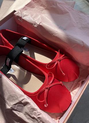 Балетки miu miu