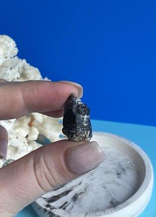Моріон камінь натуральний 22*13*11 мм. кристал моріону необроблений4 фото