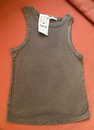 Трендовые майка zara m