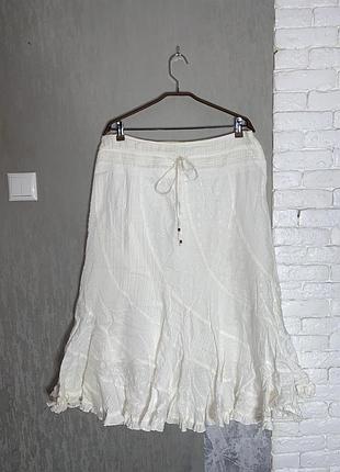 Довга спідниця бавовняна юбка максі next, xxl 52р