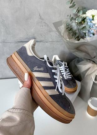 Adidas gazelle bold green адідас газелі