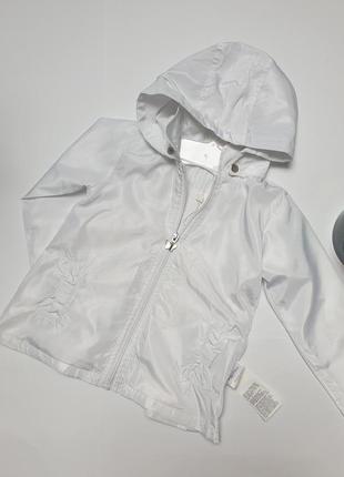 Біла нарядна курточка-вітрівка ovs3 фото