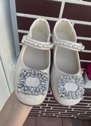 Детские туфельки трендовые стильные 32 р