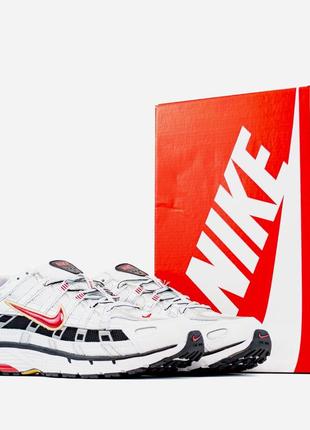 Nike p-6000 platinum varsity red 7