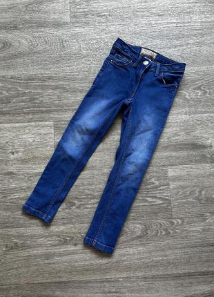 Стильні сині джинси скінні на дівчинку next 6/116