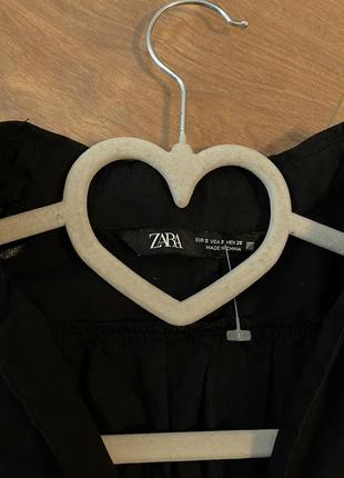 Платье сукня чорна котонова zara2 фото