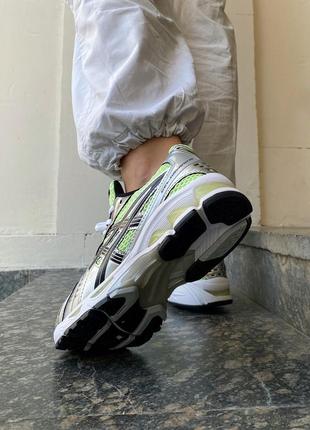 Asics gel-kayano 14 silver/green 363 фото