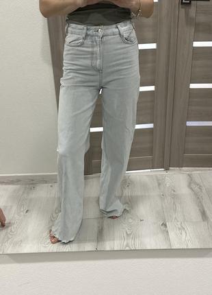 Джинси zara. trf wide leg 32,34,36,38