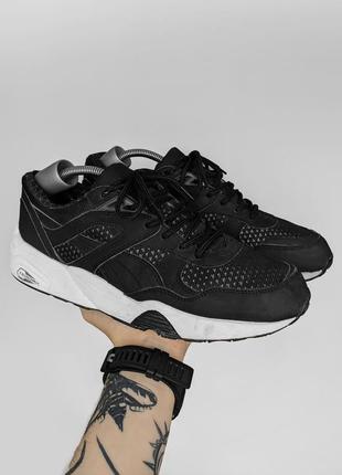 Puma trinomic кросівки чорні рефлективні1 фото