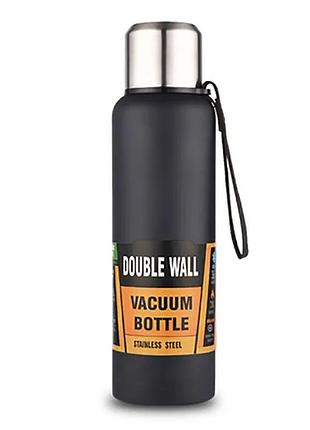 Термос із нержавійки double wall phcyf06 1000 мл black