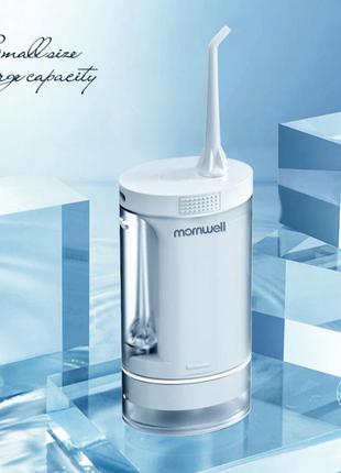 Ирригатор mornwell️ f22-be2 с аккумулятором white