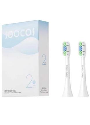 Насадки soocas clean bh01w для x1/x3u/x3/x5/v1 2 шт white оригинал