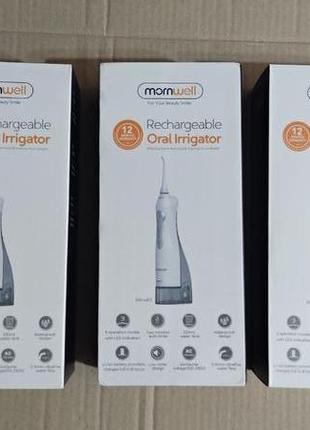 Іригатор mornwell d52 water flosser с акумулятором white