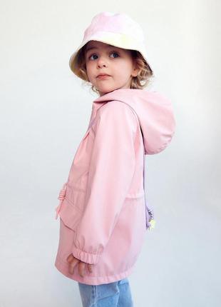 Світло-рожева демісезонна куртка reserved(дощовик)2 фото