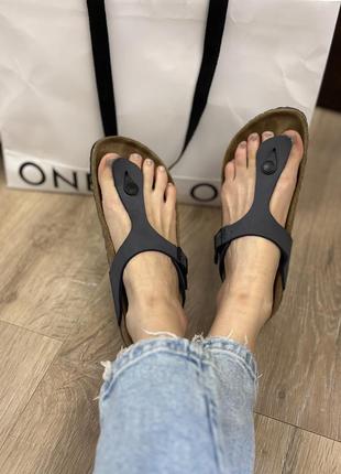 Ортопедические фирменные шлепки-вьетнамки birkenstock оригинал