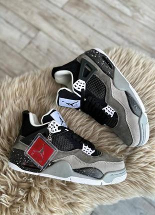 Nike air jordan 4 retro stelth кроссовки мужские5 фото