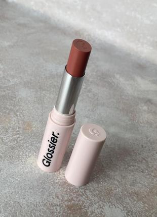 Glossier - ultralip high shine lipstick with hyaluronic acid - помада для губ, villa, 3 g