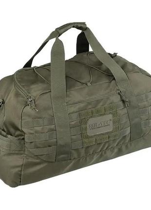 Тактична сумка mil-tec us cargo bag medium 54l — оливкова  тактична сумка mil-tec us cargo bag medi1 фото