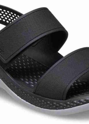 Жіночі сандалі crocs literide 360 sandal women black light.2 фото