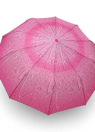 Шикарна парасоля напівавтомат краплі дощу