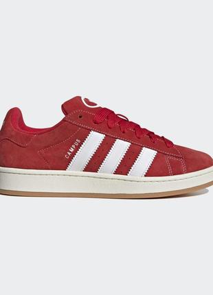 Кросівки adidas campus red white3 фото