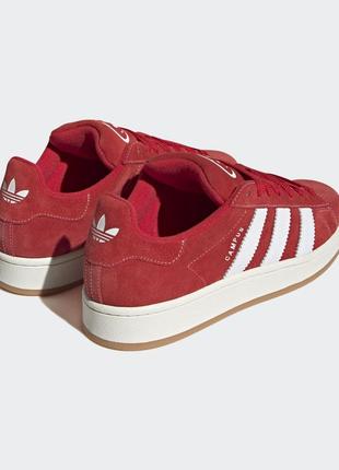 Кросівки adidas campus red white5 фото