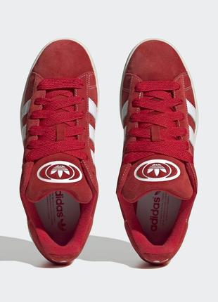 Кросівки adidas campus red white6 фото