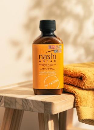 Зволожуючий кондиціонер від сонця nashi argan conditioner sun, 500 ml