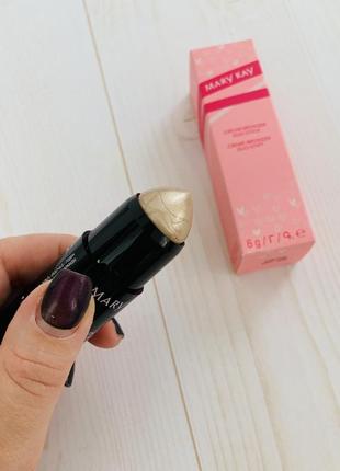 Двойной кремовый хайлайтер-стик жемчужина и золото pearl and gold mary kay