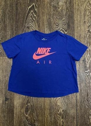 Классная спортивная футболка кроп топ nike оригинал