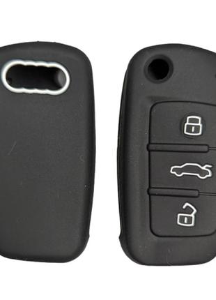 Силіконовий чохол для авто ключа для аудіо audi 3 кнопки захист для ключа