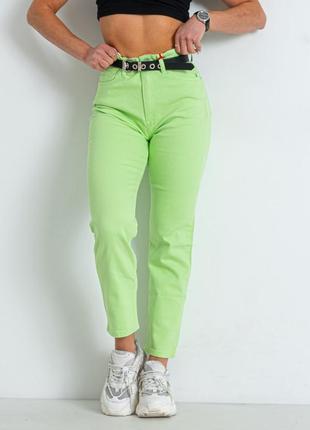 Джинсы considone 2668 полубатальные салатовые