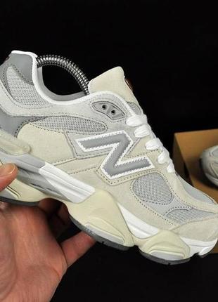 Кросівки жіночі new balance 9060 beige & gray👟6 фото