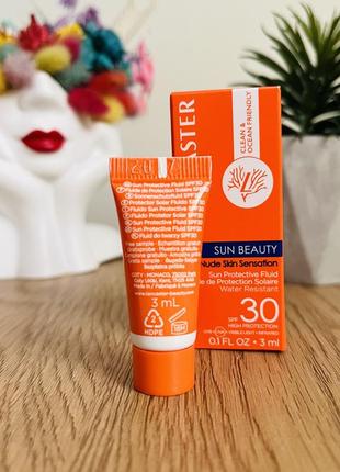 Оригінал сонцезахисний флюїд для обличчя lancaster sun beauty nude skin sensation sun...