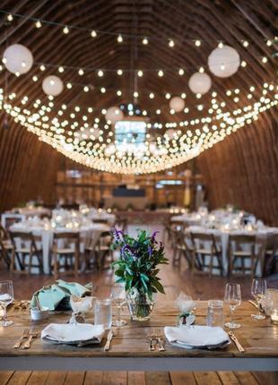 Ретро гірлянда з витим дротом та світлодіодними лампами, ціна за метр