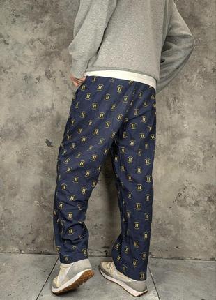 Штани tommy hilfiger monogram pajama pants широкі репові / rap реп вінтаж ralph lauren stussy ecko