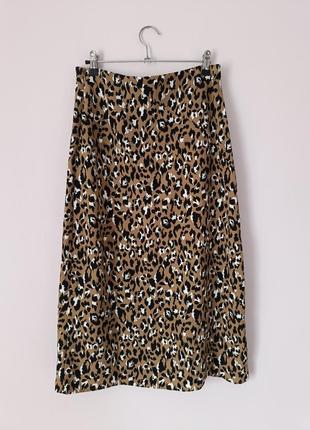 Трендовая юбка леопардовая юбка с высокой талией next