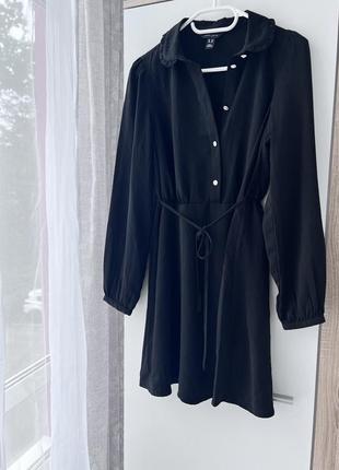 Красивое платье new look, платье с красивыми пуговицами и воротничком, офисное, вечернее