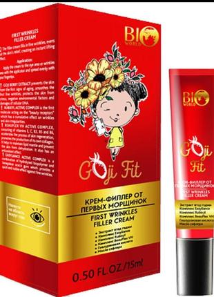 Крем-филлер о первых морщинок bioworld goji fit