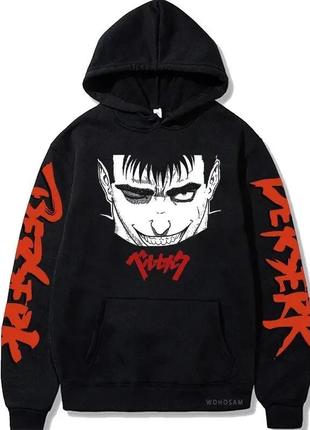Худи с принтом аниме berserk ( худи с принтом берсерк )