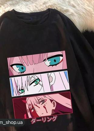 Футболка с принтом милый во франксе 02  ( аниме наруто )