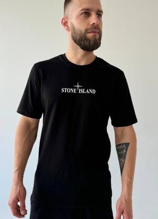Розпродаж футболка чоловіча в стилі stone island три кольори акція5 фото