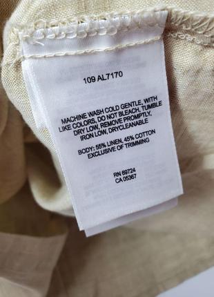 Лляна рубашка котонова жилетка columbia3 фото