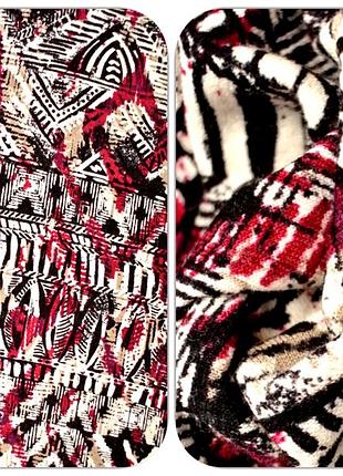 .брендовая юбка в пол "new look" c абстрактным принтом. размер uk10/eur38 (s/m).3 фото